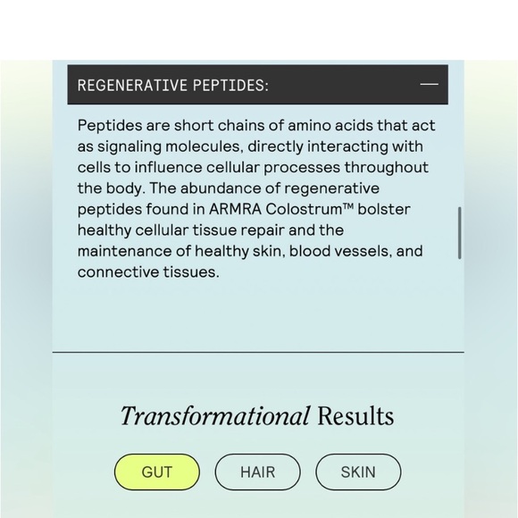 Pure and potent ARMRA Colostrum™ concentrate. Strengthen your skin, lung, & gut - Picture 15 of 15